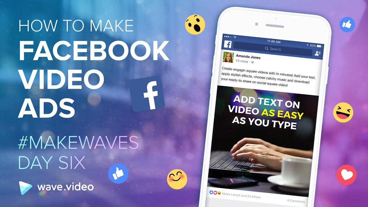 How to Create a Facebook Video Ads in Wave.video (Day 6)