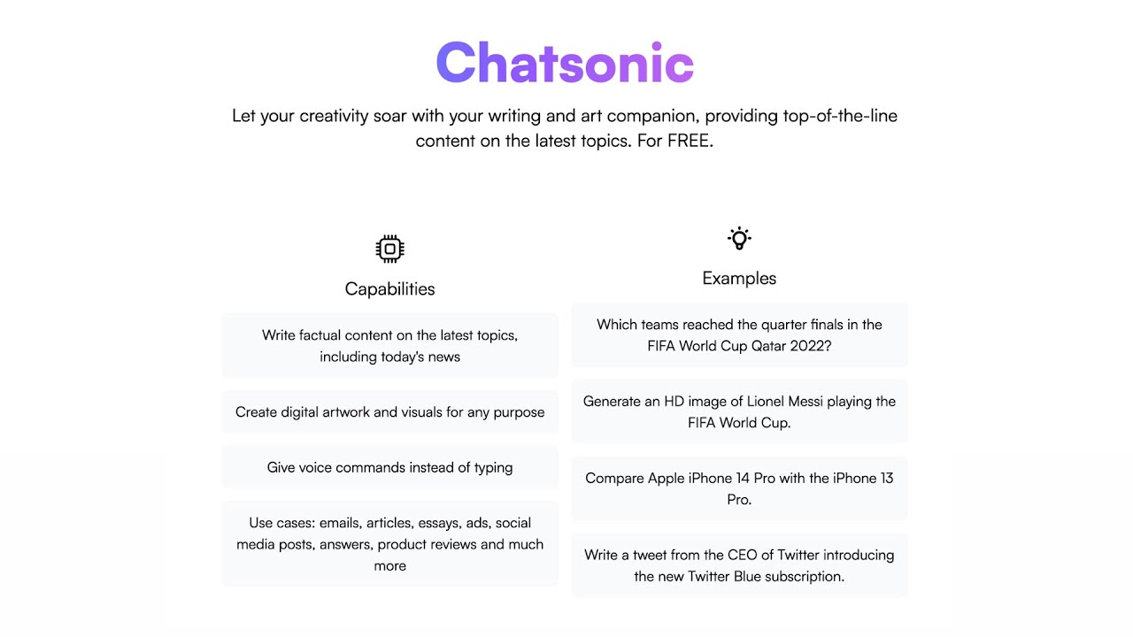 Introducing Chatsonic - ChatGPT with Super Powers