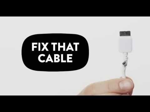 How to repair a broken cable with Sugru
