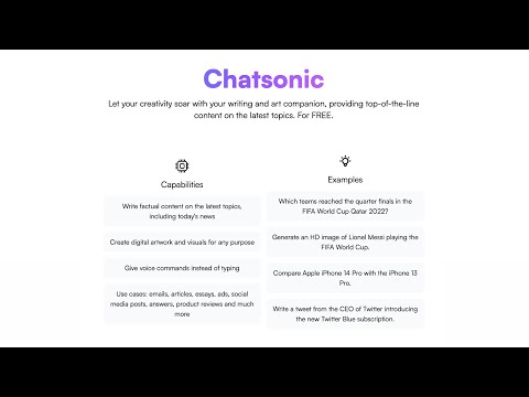 Introducing Chatsonic - ChatGPT with Super Powers