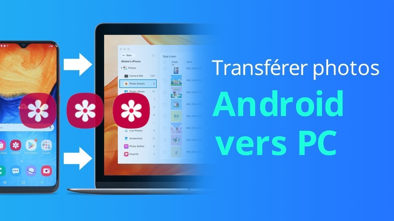 Transférer les photos de Samsung, Huawei et d