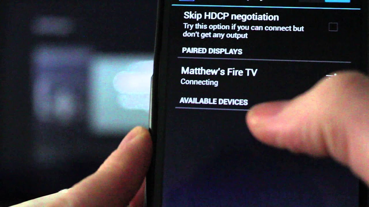 Amazon Fire TV Stick - How to Mirror Phone or Tablet
