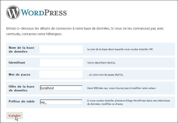 instllation-wp-remplir-champs