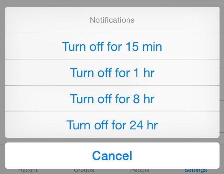 Astuce 1 : désactiver les notifications