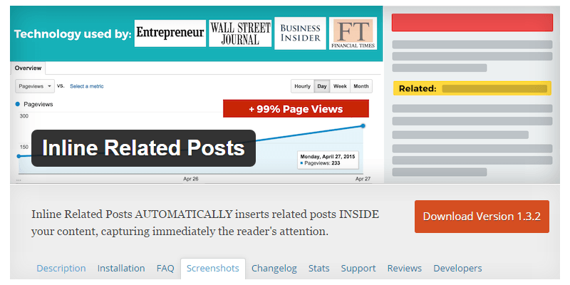 inline related posts wordpress plugin