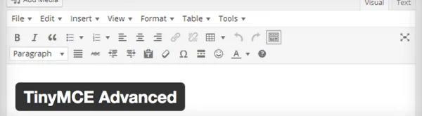 TinyMCE Advanced