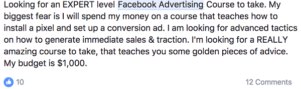 Facebook Ads Search