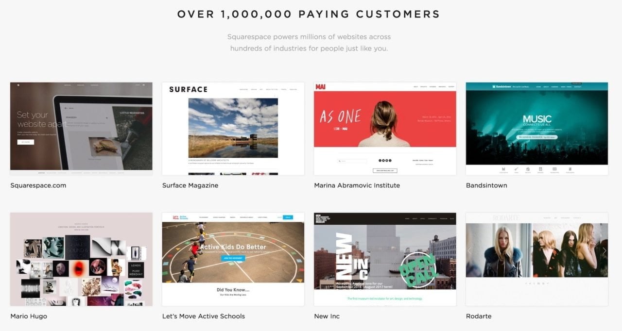 Squarespace clients