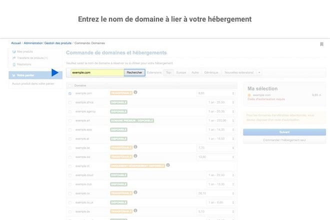 Lier un nom de domaine à l'hébergement WordPress