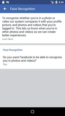reconnaissance faciale facebook desac