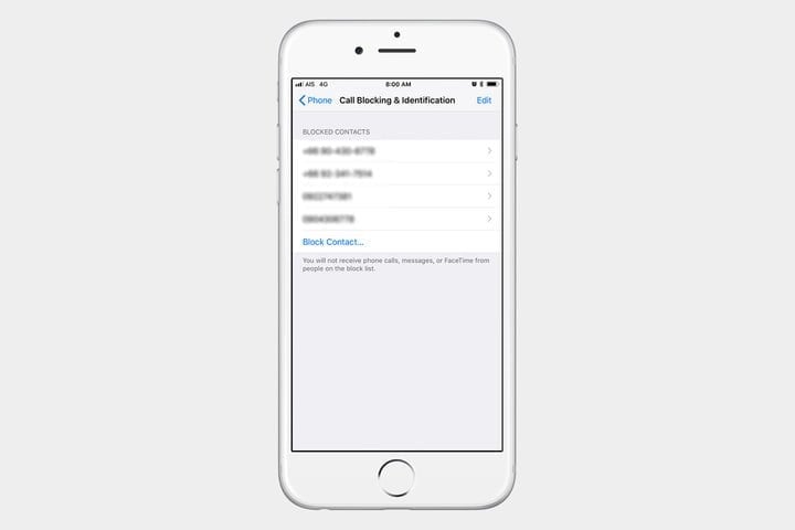 block calls ios 2
