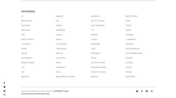 Abduzeedo Categories