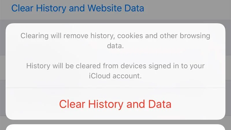 Effacer vos cookies et vos données Safari