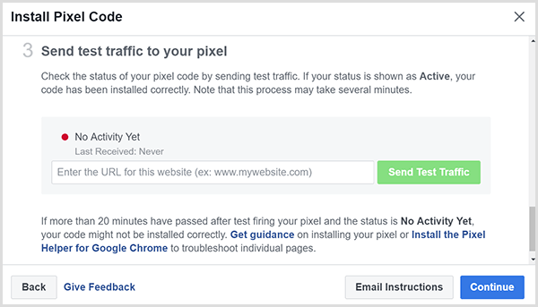 facebook test