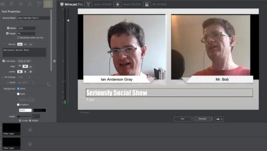Wirecast est plus robuste et professionnel qu’OBS Studio