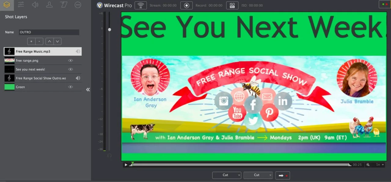 Générique de fin de la conversation