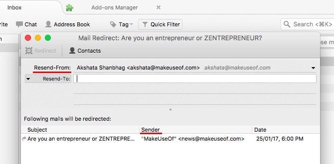 redirect email