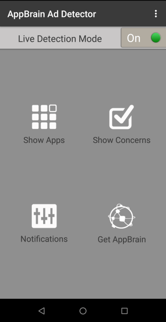 appbrain ad detector home page