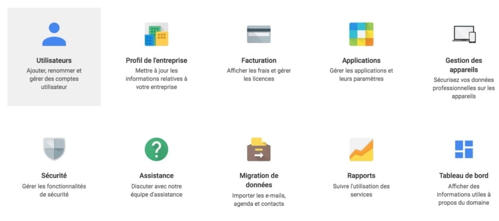 Ajouter des utilisateur dans Google WorkSpace