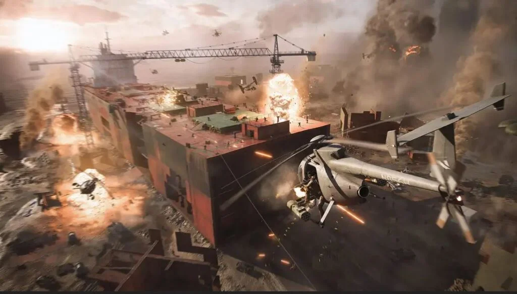 Une capture d'écran de Battlefield 2042.