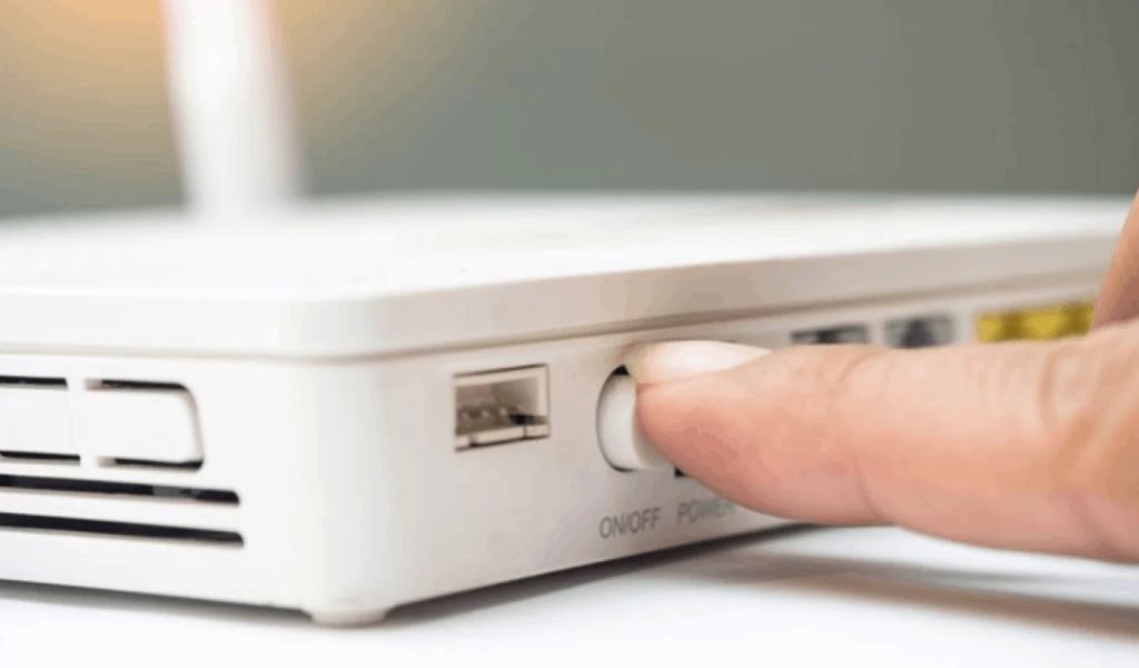 Redemarrez votre router