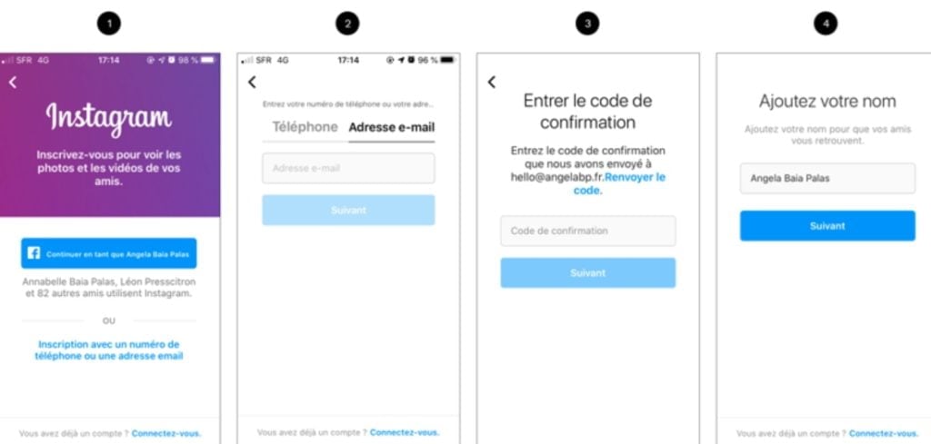 Créez votre profil Instagram