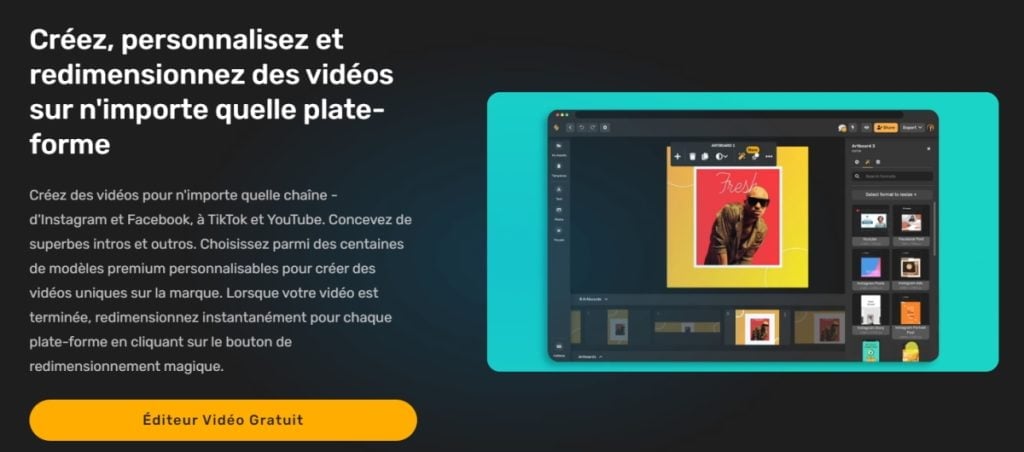 Éditeur vidéo TikTok de Simplified 