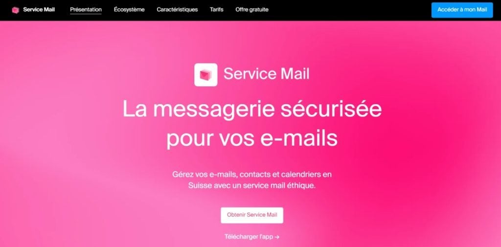 Service mail infomaniak