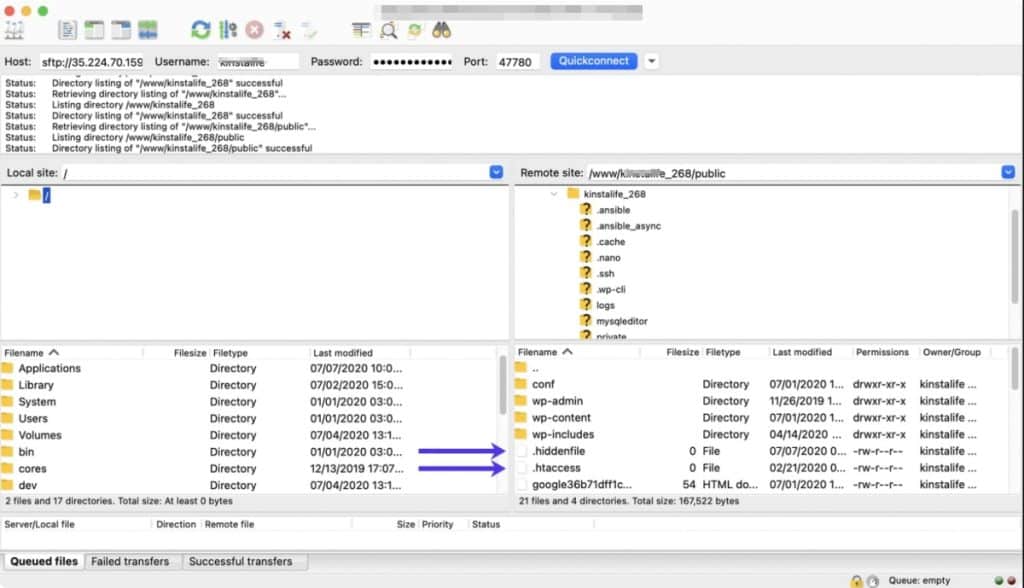 telecharger fichier html filezilla